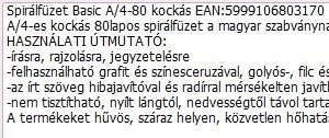 HASZNÁLATI UTASÍTÁS 8087BASICG 