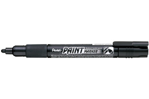 Pentel Marker Paint kerek fekete MMP20-AO