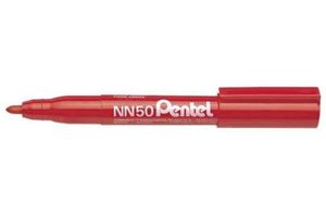 Pentel Marker alkoh kerek piros NN50-BO